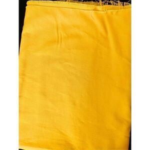 Vintage Fabric Yellow Poplin 100% Polyester 60” x 1 3/8 yards